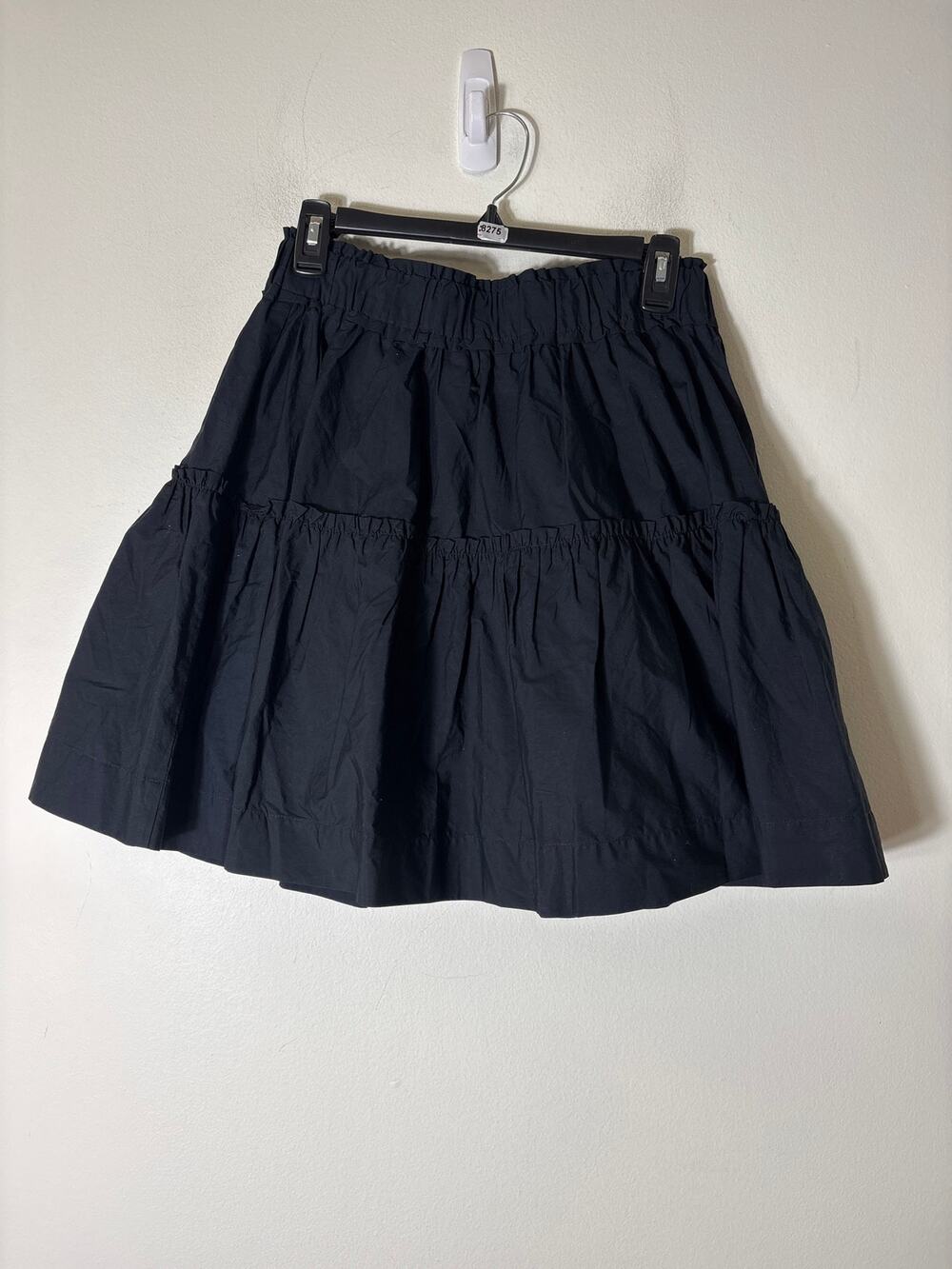 Maeve Navy Tiered Mini Skirt Sz S
